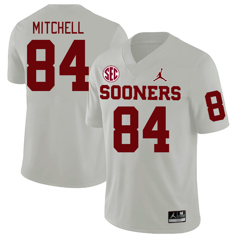 #84 Davon Mitchell Oklahoma Sooners 2024 SEC Conference College Football Jerseys-White